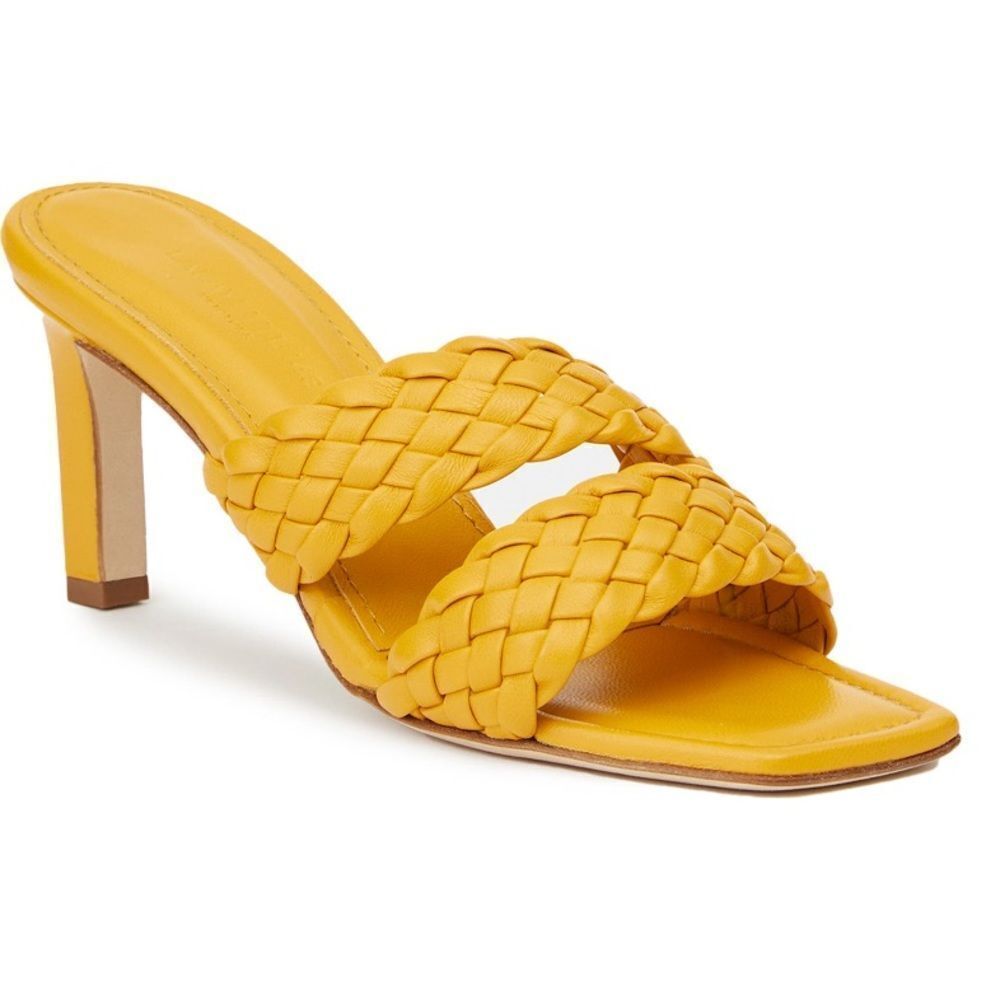 FINAL NEW LaFayette 148 New York Maracella Sandals Spiced Honey